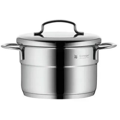 WMF Faitout haut avec couvercle Mini inox &Oslash;14 cm 1,3 L Gris 