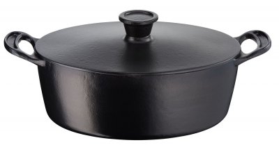 TEFAL Faitout  Jamie Oliver Premium E2124655 Fonte d'acier et couvercle 24 cm