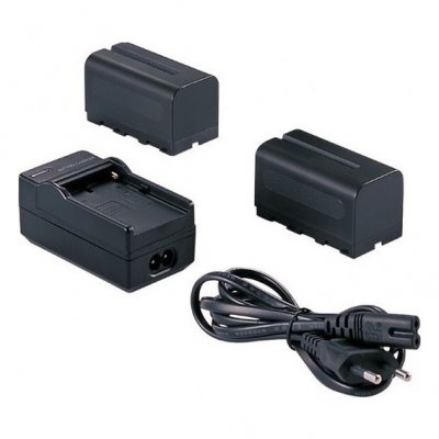 FALCON  Eyes Kit 2x Batteries Np-f750 + Chargeur Sp-chg Pour Dvr-240d
