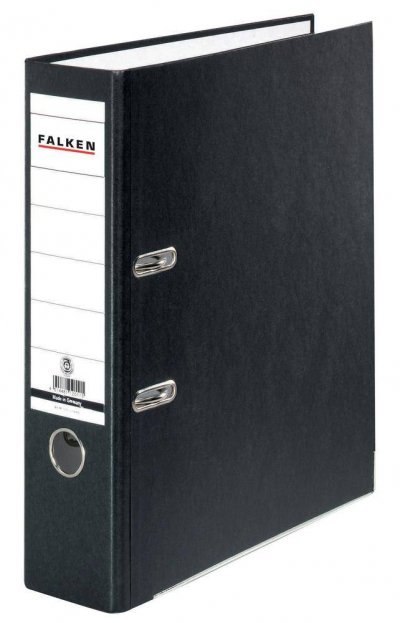 FALKEN  recycolor classeur s 80, largeur de dos 80 mm, noir 11285558