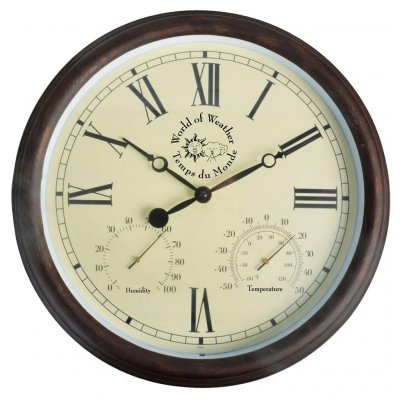 Fallen Fruits TF009 Horloge Murale et Station m&eacute;t&eacute;orologique