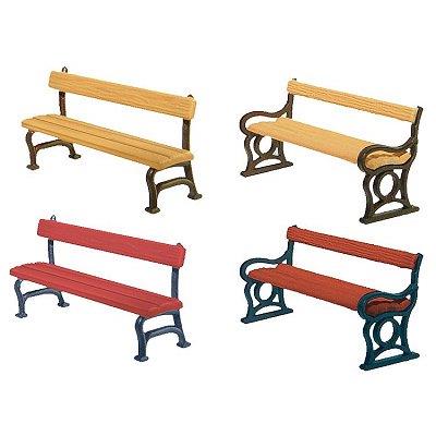 FALLER  12 Bancs de parc-H0 - B&acirc;timent pour train miniature