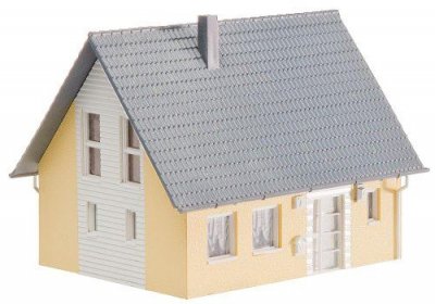 FALLER  130317 Single-Family House HO Scale Building Kit, Yellow