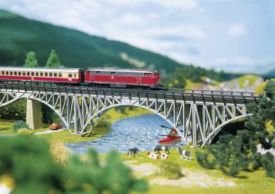 FALLER  282915 Deck arch bridge xl Z Scale Building Kit, 8-58