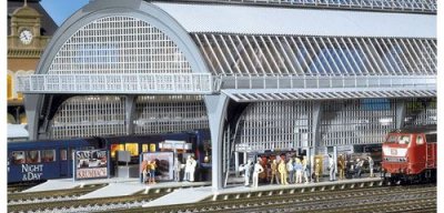 FALLER  Decoration station platform-H0 - B&acirc;timent pour train miniature