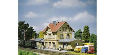 FALLER  - F110107 - Mod&eacute;lisme - Gare avec Remise