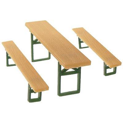FALLER  - F180444 - Mod&eacute;lisme - Bancs + Tables