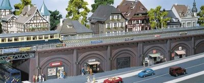 FALLER  - F272577 - Mod&eacute;lisme - Arcade + Magasin