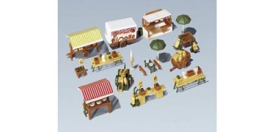 FALLER  March&eacute;-N - B&acirc;timent pour train miniature