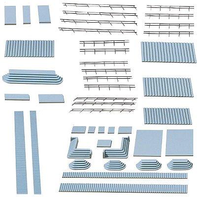 FALLER  - Mod&eacute;lisme accessoires de d&eacute;cor HO - Kit d'escaliers