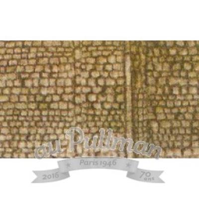FALLER  - Mod&eacute;lisme accessoires de d&eacute;cor HO - Plaque de mur : Pav&eacute;s