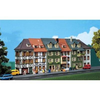 FALLER  - Mod&eacute;lisme ville et campagne HO - 6 maisons en relief