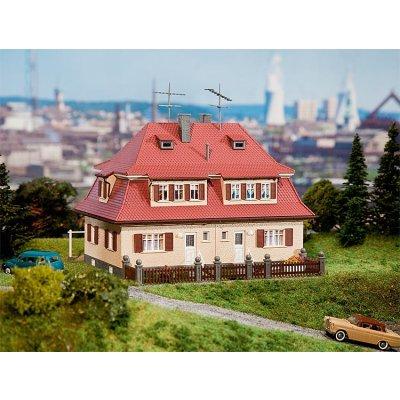 FALLER  - Mod&eacute;lisme ville et campagne HO - Maison jumelle lotissement