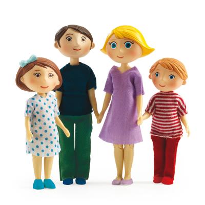 DJECO Famille pour maisons de poupees : gaspard et romy 