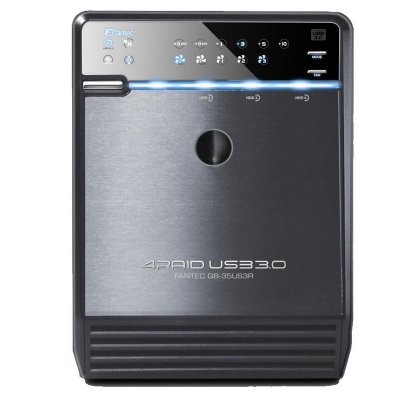 FANTEC  QB-35US3R - Baie de disques - 4 Baies (SATA-300) - SATA 3Gb/s, USB 3.0 (externe) 