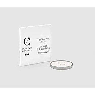 COULEUR CARAMEL Fard &agrave; Paupi&egrave;res Bio -  25 Blanc Nacr&eacute; Recharge