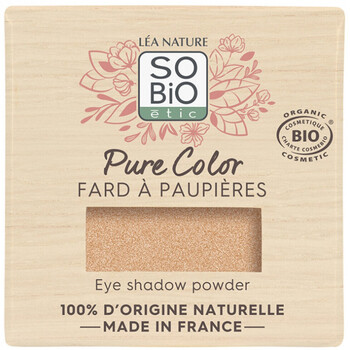 SO BIO ETIC Fard &agrave; Paupi&egrave;res Bio Haute Tol&eacute;rance - SO'BiO &eacute;tic 01 Beige Lumi&egrave;re