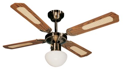 FARELEK  Bali Ventilateur de plafond 107 cm Brun