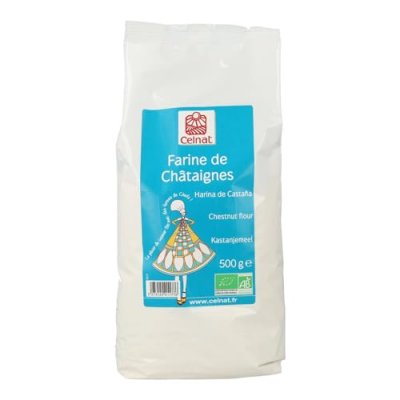 Farine de ch&acirc;taigne origine France 500g bio