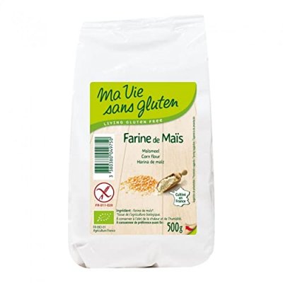 Farine de ma&iuml;s bio &amp; sans gluten - 500 g - MA VIE SANS GLUTEN