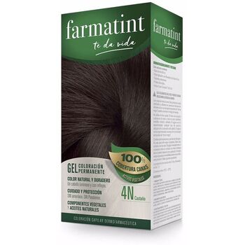 FARMATINT  Coloration Permanente Sans Ammoniac Blond Fonc&eacute; 130 ml 4N