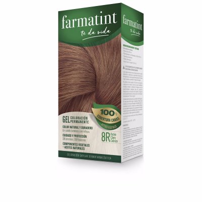 FARMATINT  Coloration Permanente Sans Ammoniac Blond Fonc&eacute; 130 ml 8R