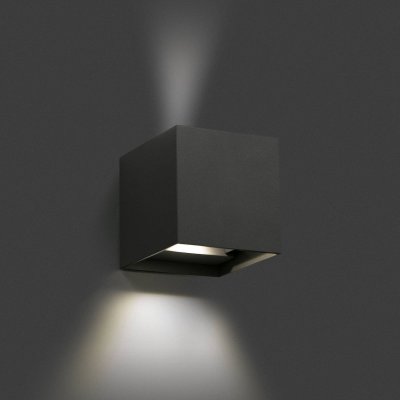 FARO BARCELONA Faro Applique e Olan Gris Fonc&eacute; Led 6W