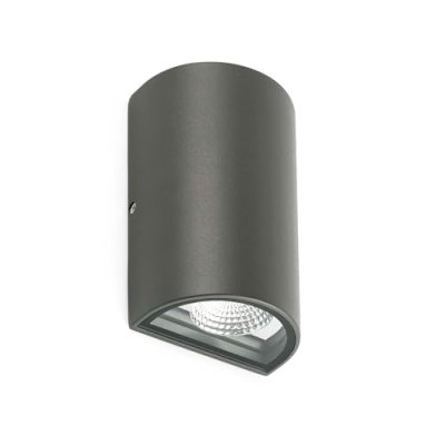 FARO BARCELONA Faro Applique Led Gris Fonce 2 x3W Lace