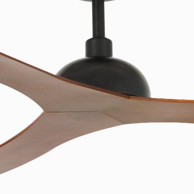 FARO BARCELONA  33447- GOTLAND Ventilateur de plafond noir/bois