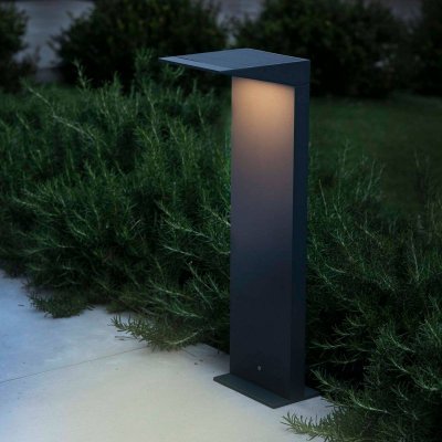 FARO BARCELONA  70785 - SOLEIL LED Lampe borne solaire gris fonc&eacute;