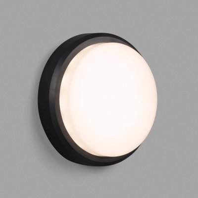 FARO BARCELONA  Applique LED Tom XL, IK10, gris fonc&eacute;/blanche