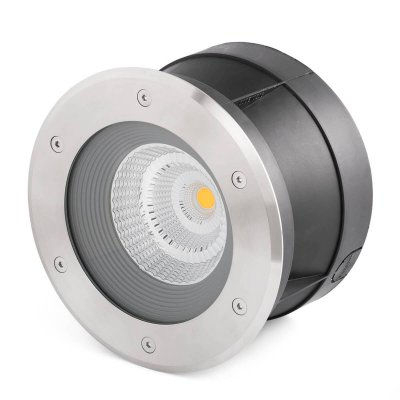 FARO BARCELONA  Spot encastrable dans le sol LED Suria-24 rond 24&deg;