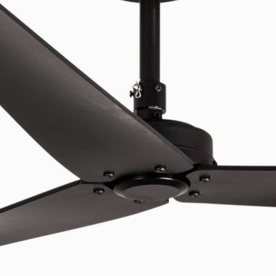 FARO BARCELONA  Ventilateur de plafond Milos, DC, noir mat