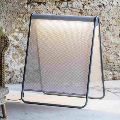 FARO BARCELONA Faro Cadaques - Lampadaire LED ext&eacute;rieur 18W 3000K Beige IP65