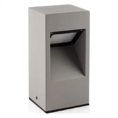 FARO BARCELONA Faro cast - bornes d'ext&eacute;rieur au sol gris clair, led, ip65