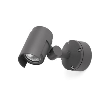 FARO  Foc-1 - Applique Murale D'ext&eacute;rieur Led Gris Fonc&eacute; Ip65