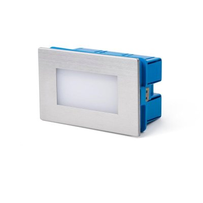 FARO BARCELONA Faro Gron - Applique Murale D'ext&eacute;rieur Led Nickel Mat Ip65