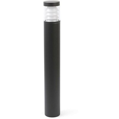 FARO BARCELONA Faro Plim - Borne d'ext&eacute;rieur LED 3 gris fonc&eacute; 10W 3000K IP65