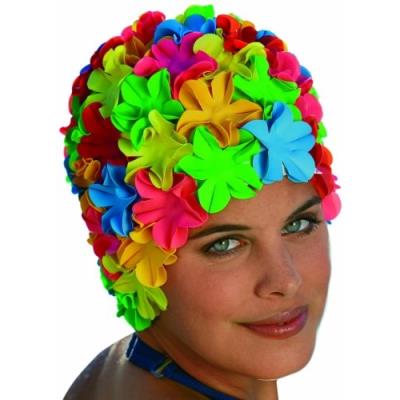 AQUAFEEL Fashy Rubber Flower Cap Multicolore 