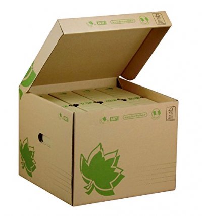 FAST  - Container + 4 Boite Archive Dos 8cm Economique