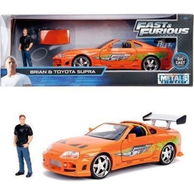 JADA Fast & Furious - 1995 Toyota Supra & Brian - 1:24