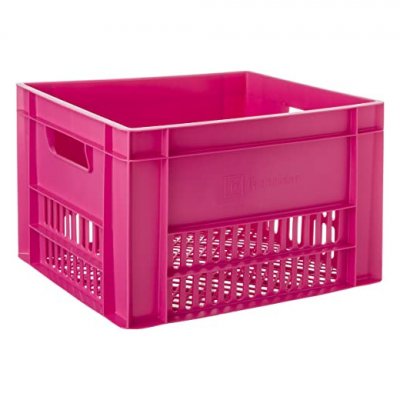 FASTRIDER  caisse de bicyclette grand rose 34,5 litres