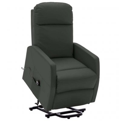 Fauteuil Anthracite Similicuir Vidaxl
