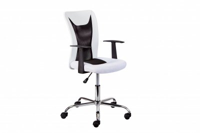 Fauteuil de bureau donny white respirant et mobile
