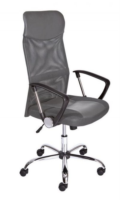 Fauteuil de bureau torino grey respirant et mobile