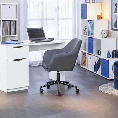 Fauteuil de bureau workrelaxed mobile gris