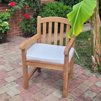 TECK ATTITUDE Fauteuil en teck Ecograde Brighton - Dossier arrondi