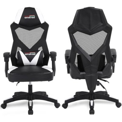 AMSTRAD Fauteuil Gamer  309 Blanc