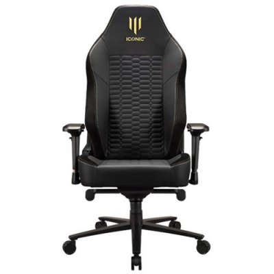 SUBSONIC Fauteuil gamer Apollon classic gold, chaise gaming Noir Taille XL 