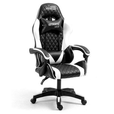 AMSTRAD Fauteuil Gaming  Ultimate White